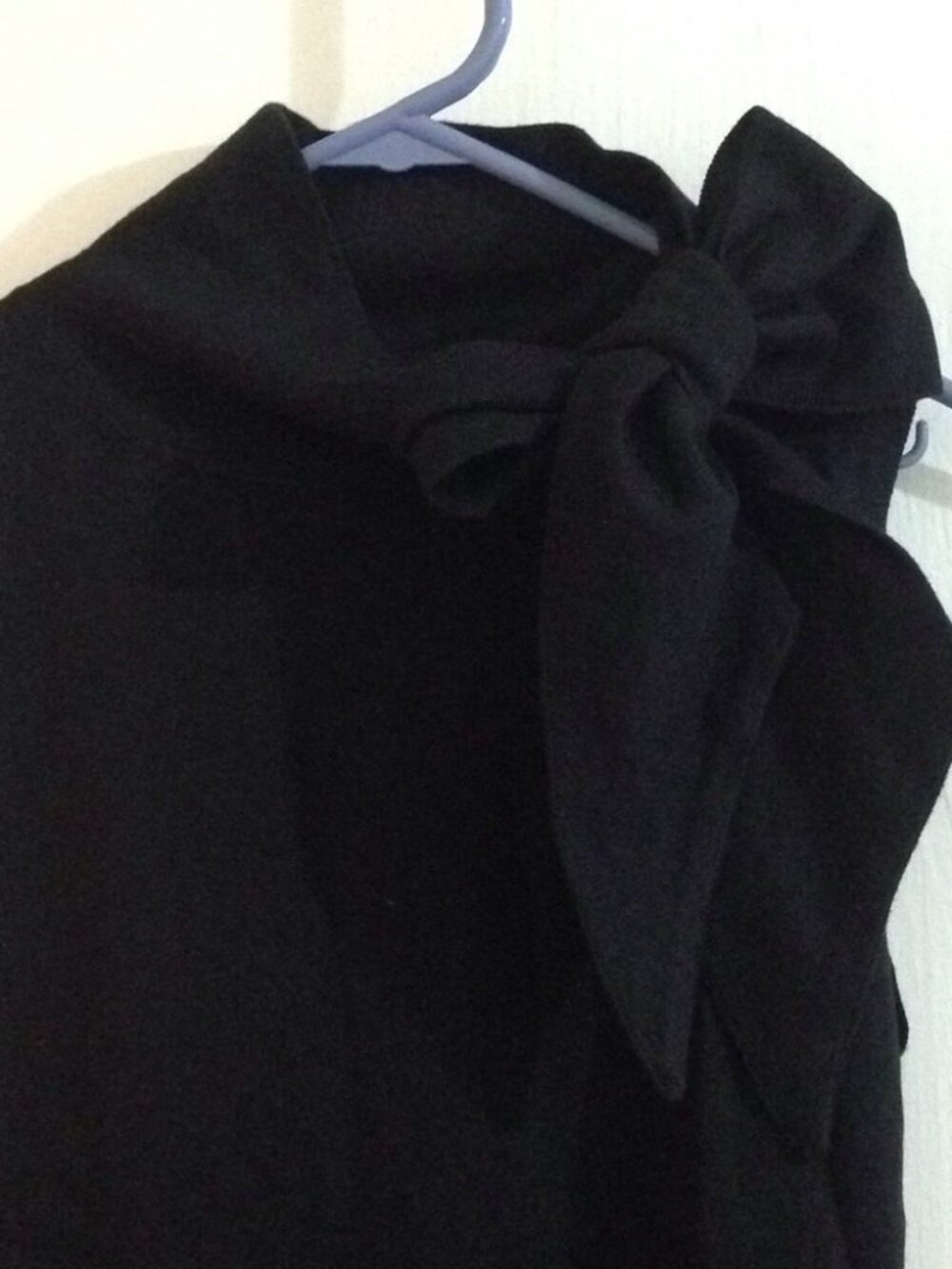 Limited Black Tie Bow Sweater Tank